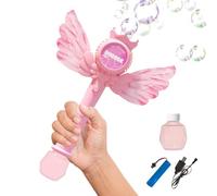 Bubble Machine - Lovely and Sweet with Music - Bubble Machine with LED Lights, for Girls 3-8 Years Old, Travel, School and Playgrounds