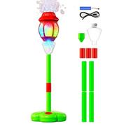 Bubble Machine, Outdoor Bubble Machine, Standing Adjustable With Handheld Remote, Sound Light Bubbles Effects, Child-Friendly ABS, Long Distance, For Pool, Park, Wedding, Family Gathering