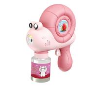 Bubble Machine, Portable Bubble Machine, Snail Design Automatic Wedding Bubble Machine with Light Music, Outdoor and Indoor Activity for Easter Basket Pranks