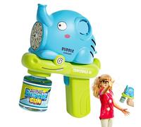 Bubble Machine - Portable Rechargeable Bubble Maker | Bubble Machine for Kids | Bubble Blower Machine | Elephant Cartoon Bubble Maker Battery Operated,Handheld Electric Cute Outdoor Toys for Wedding B