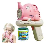 Bubble Machine - Portable Rechargeable Bubble Maker | Bubble Machine for Kids | Bubble Blower Machine | Elephant Cartoon Bubble Maker Battery Operated,Handheld Electric Cute Outdoor Toys for Wedding B