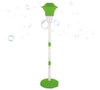Bubble Machine Rechargeable Foam Blower Type Street Lamp 10 Holes | With Music, Adjustable Height Stake And Bubbles With LED Foot For Outdoor