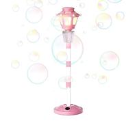 Bubble Machine - Rechargeable Street Light Outdoor Games | Luminous Bubble Machine for Kids in Summer, for Boys Girls Teens School Home Garden Beach Picnic Pool Wedding