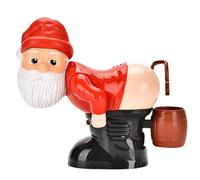 Bubble Machine, Santa Claus Fart Bubble Maker with 60ml Solution, Big Bubbles Blower with Light and Music (No Battery)