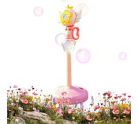 Bubble Machine - Standing Automatic Blower | Remote Control Outdoor Toy, Colorful Light Display, Angel Street Lamp Design, Steady Bubble Output, Party Decoration For Backyard Garden Lawn Park Patio Pl