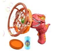 Bubble Machine Toy, Dinosaur Bubble Blower, Automatic Bubbles Maker, Summer Party Fun, for Patio Birthday Party Outdoor Backyard Age 3-8 Boys Girls Play Activity Entertainment Toy Product 500g