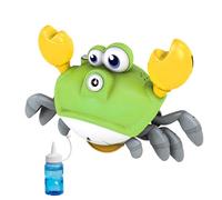 Bubble Machine - Upgraded Visual Dance Toy | Effortless Bubbles Interactive Dancos Crabs Bubbles Machines with Light and Music for Kids Outdoor
