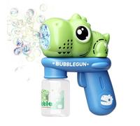 Bubble Machine Wand | Battery-Powered Glow Foam Maker | Leak-proof Dinosaur Design Handheld Bubble Machine,for Ages 3-8 Kids Boys Girls Adult Youth Outdoor Night Party Backyard Lawn Pool