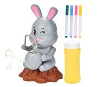 Bubble Machine, Waterproof Rabbit Blower Toy - DIY Painting Bubble Machine for Parties, Girls, Boys, Outdoors, Party Favors