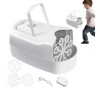 Bubble Machine Wedding | Automatic Fun Blowing Toy - Bubble Machine Battery Operated - for Christmas Birthday Easter Party Outdoor Boys Girls Shower Bath