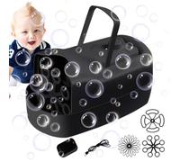 Bubble Machine Wedding,Automatic Fun Blowing Toy | Outdoor Bubble Machine | for Christmas Birthday Easter Party Outdoor Boys Girls Shower Bath
