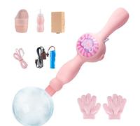 Bubble Machine with Colourful Mist - Back to Create Bubbles with Integrated Bright Portable Electric Blower for the Courtyard Garden and | Elegant and Relaxing Ale, Idmipiaggia