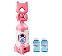 Bubble Machine - with LED Light, Rocket Shape Summer Toy - Rechargeable Automatic Bubble Machine with Remote Control | for Bike Motorcycle Cycling Summer Activities