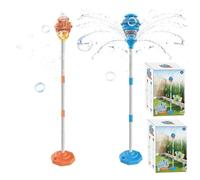 Bubble Machine with Light Stand 104cm - Outdoor Bule Blowing Tower for with LED Lights, Battery Or USB Powered, Automatic Bubble Machine for Garden Party,