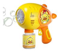 Bubble Machine | Yellow Duck Bubble Blower Machine - Summer Activity, Interactive Outdoor Beach Toys for Backyard Parties Beach Outings Sensory Play