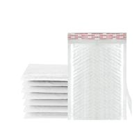 Bubble Mailers 100pcs Pearlescent Film Waterproof Bubble Bag Packaging Express White Foam Self Seal Pack Shippingbag Thickened Envelope(11 * 15cm)