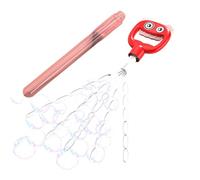 Bubble Maker Blower - Lustiger Seifenblasenstab Mit Smile Face Design, Dreißig Blasenlöcher Für Spielspaß | Kreativer Outdoor-Spielstab Für Kinder Ab Drei Jahren Gartenparty Unterhaltung Spielplatz So