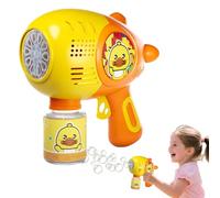 Bubble Maker - Bubble Machine | YELLOW ELECTRIC BUBBLEE BLOWER MACHINE | PORTABLE ABS PORTABLE ASSATS, Outdoor Interactive Beach Toys for Backyard Parties