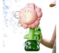 Bubble Maker for Kids | Battery Operated Bubble Maker Machine,Flower Rechargeable Interactive Toys with Colorful Lights for Kids Yard, Camping, Beach, Pool, Indoor, Outdoor