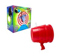 Bubble Maker | Handheld Air Cannon Bubble Machine for Kids | Air Spinner Bubble Vortexs with 2 Bag Bubble Liquld, Range to 5 Meters, Kids Summer Toy for Pools Wedding