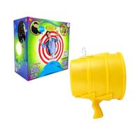 Bubble Maker | Handheld Air Cannon Bubble Machine for Kids | Air Spinner Bubble Vortexs with 2 Bag Bubble Liquld, Range to 5 Meters, Kids Summer Toy for Pools Wedding