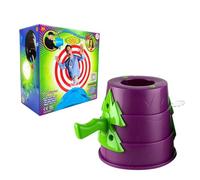 Bubble Maker | Handheld Air Cannon Bubble Machine for Kids | Air Spinner Bubble Vortexs with 2 Bag Bubble Liquld, Range to 5 Meters, Kids Summer Toy for Pools Wedding