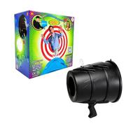 Bubble Maker | Handheld Air Cannon Bubble Machine for Kids | Air Spinner Bubble Vortexs with 2 Bag Bubble Liquld, Range to 5 Meters, Kids Summer Toy for Pools Wedding