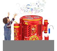 Bubble Maker Machine,Electric Fireworks New Year Fire Work Bubble Machine | Electric Fire Work With Light And Sound, 36 Hole Automatic Maker Toys, Flashlight Design, For Kids Bir