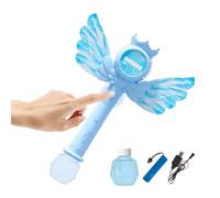Bubble Maker Wand - Musical Cosplay Prop Dreamy,LED Lighted Bubble Machine | for 3-8 Years Old Girls Preschoolers Masquerade Travel Playground Backyard Party
