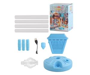 Bubble Maker, with Music and Rechargeable from the Ground - Automatic Bubble Machine with Lamppost | for Outdoor Swimming Pools Terrace Garden Yard Play Area Parties and Celebrations