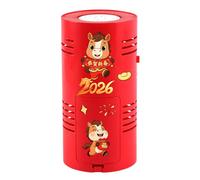 Bubble Maker Year of the Horse - 15 Holes Automatic Rechargeable Machine with LED, Theme Party Decorations | Kids Games Outdoor in the Backyard Bathroom, Festive Fun for