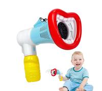 Bubble Making Machine,Large Mouth Electric Maker Machine - Handheld Beach Toy, 10 Holes Electric Blower for Parties Favors for Pool, Backyard, Garden