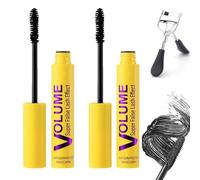 Bubble Mascara - Smudge-Proof, Colossal Bubble Mascara Waterproof, Well-Defined Lashes and Enhances The Natural Look, Can be Layered to Boost Curl (2pcs)