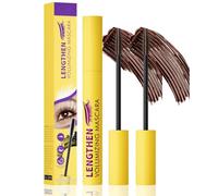 Bubble Mascara, Volume and Length Formula for Bold, Smudge-Proof and Clump-Proof, Well-Defined Lashes and Enhances The Natural Look, Waterproof Long-Lasting, Can Be Layered to Boost Curl (Brown)