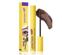 Bubble Mascara, Volume and Thickening Formula for Bold, Well-Defined Lashes, Eyelash Lengthening, Enhances The Natural Look, Waterproof Long-Lasting Mascara Black and Brown (Brown x1)