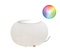 Bubble Outdoor LED Side Table with Glass Table Top Moree - 4260218360143