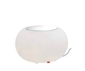 Bubble Outdoor Side Table with Glass Table Top Moree - 4260218360136