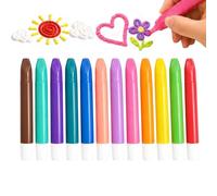 Bubble Paint Pens Vibrant Heat-Activated Stationery Markers