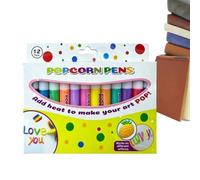 Bubble Pen Set - 3D Colour Markers, Heat Activated, DIY Craft Pens