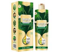 Bubble Plant Hair Dye Shampoo, 200ML Hair Instant Dye Shampoo for Men & Women, Hair Colour Shampoo for Gray Hair and Beard, Natural Ingredients, Long Lasting Hair Dying Shampoo