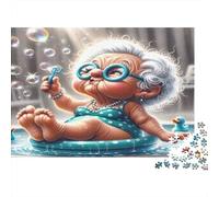 Bubble Play Jigsaw Puzzles Senior Playfulness 1000 Pieces Recycled Paper for Adults Puzzle Difficult Challenge Decompression Home Fun Present Gift Idea 70x50cm/1000pcs