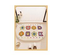 (Bubble puppy, 100x150cm39.3x59in ) Bathroom absorbent floor mat imitation cashmere cartoon plush doormat