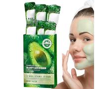 Bubble Purifying Clay - Foaming Cleanser With Deep Pore Cleansing Avocado - 12XMoisturizing And Oil Control Clay Mud For Face, Dark Heads And Pores For Radiant Skin,