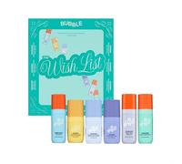 Bubble Skincare The Wish List Mini Skincare Essentials Gift Set - Includes Gel Cleanser, Vitamin C & Hyaluronic Serum, Eye Cream, Water Cream & Face Moisturizer - Travel Size Skin Care (6 Count)