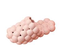 Bubble Slippers for Women Men Massage Lychee Thick Sole Spa Slides Slippers Stress Relief Beach Pool Sandals for Home (Pink, numeric_5)
