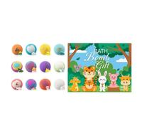 Bubble Soak Collection Kids - Twelve Pack Surprise, Organic Color Burst Cleanser Set, Child Hygiene Fun Bundle, Vibrant Foam Experience, Present Idea Pack | Color Burst Soak Collection Including