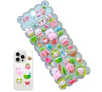 Bubble Stickers Cartoon Reusable 3D Decals | Toddler Animals Bubble Placards for Classroom Scrapbooking Diary Crafts Notebook Computer Birthday Christmas
