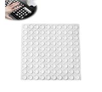 Bubble Stickers for Keyboard,100Pcs Reusable Keyboard Bubbles for Long Nails, Silicone Keyboard Stickers, Heightening Stickers for Computer Keyboard(10 * 2mm/0.39 * 0.08in)