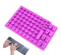 Bubble Stickers for Keyboard,Typing Stickers - Reusable Protection Silicone Sticky Pad for Computer Desktops Laptops Notebook