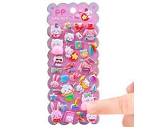 Bubble Stickers - Reusable 3D Cartoon Stickers - Animal Bubble Stickers for - Birthday Christmas Party Journal Hobbies DIY Phone Case